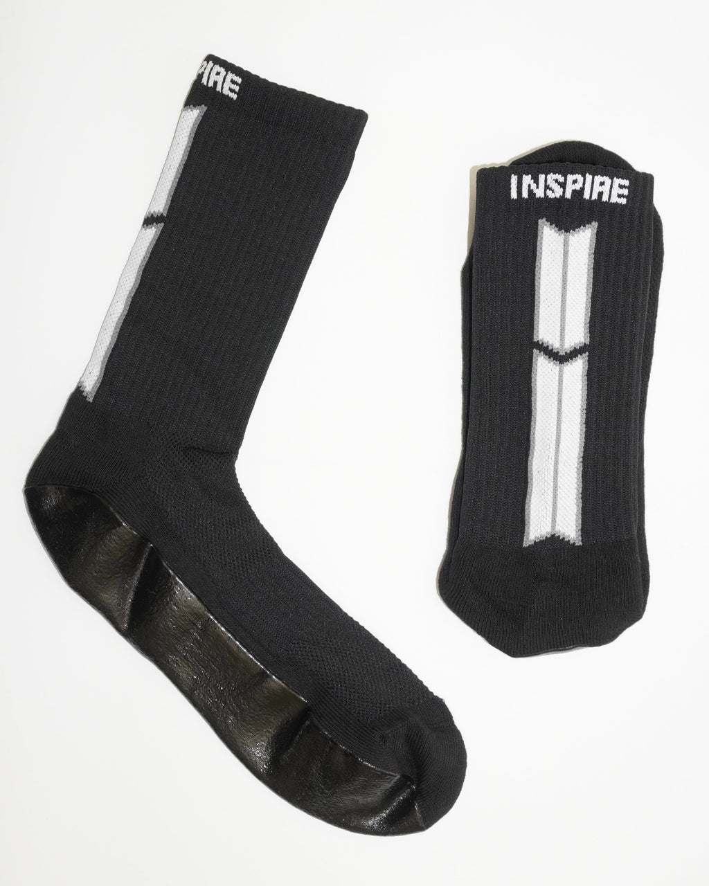 BLACK FULL GRIP TRAINING SOCKS - NO SLIP PERFORMANCE